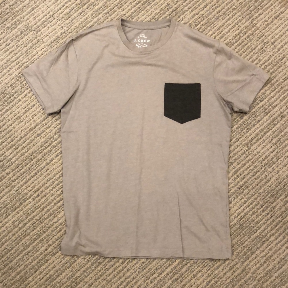 J. Crew Slim Washed Pocket Tee